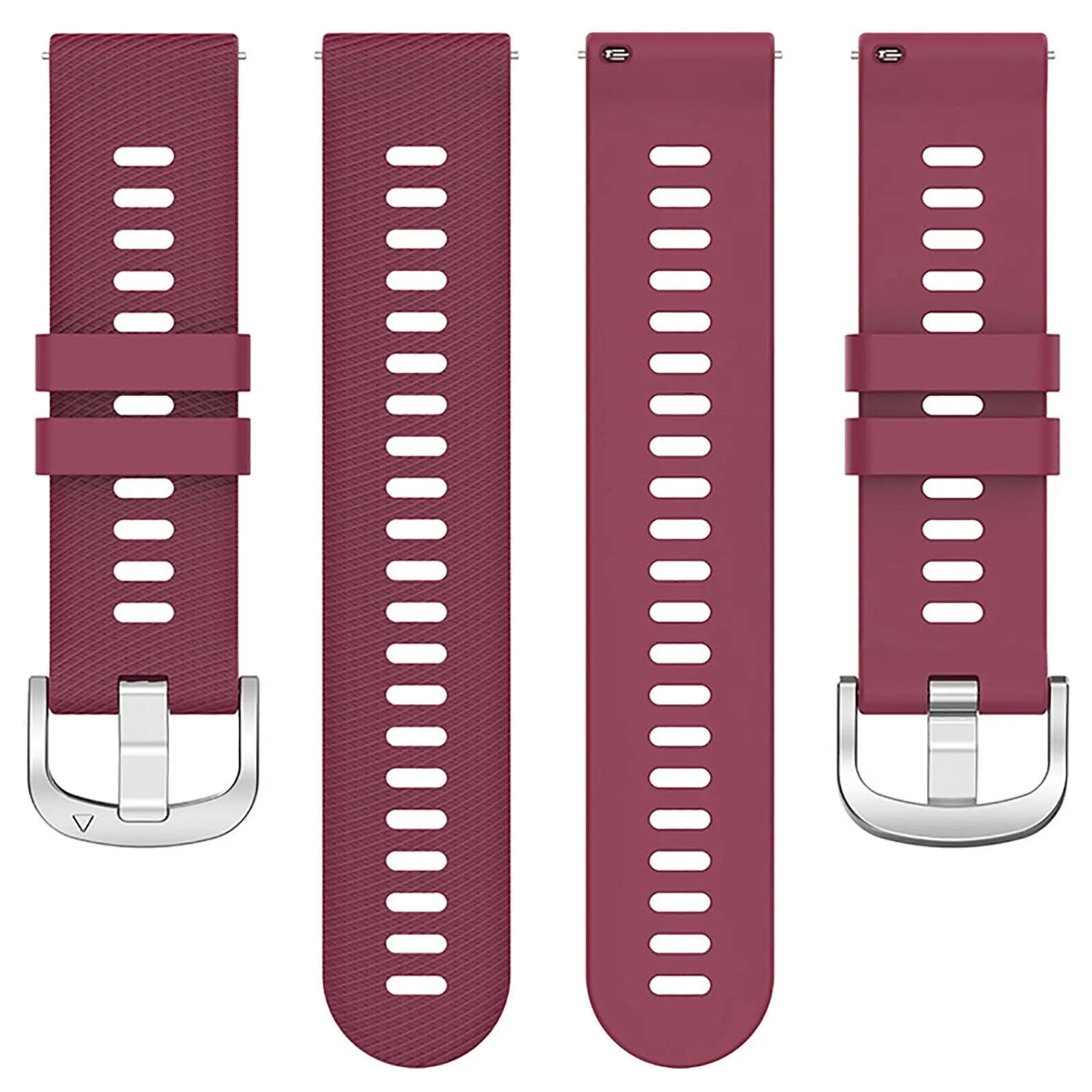Coros Pace Pro Silikonarmband (Weinrot)