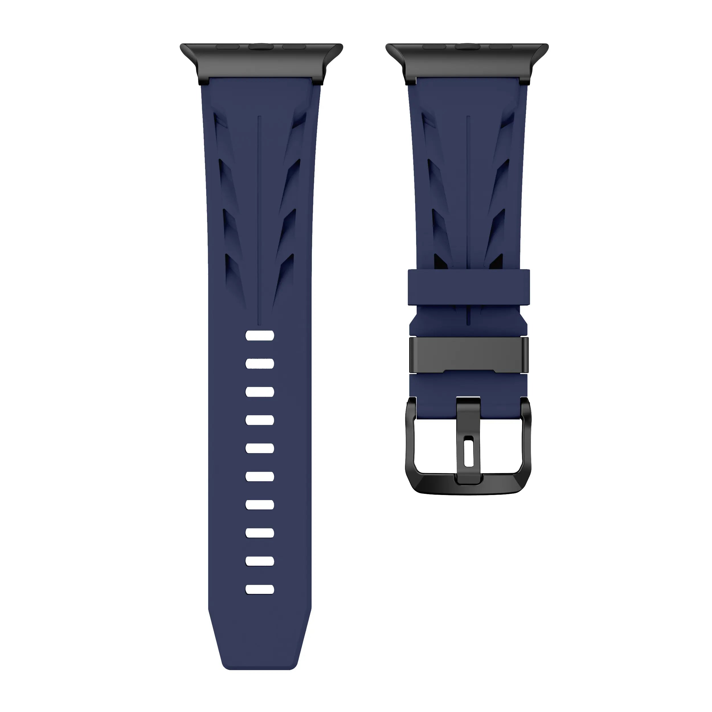 Apple Watch Race Silikonarmband (Dunkelblau)