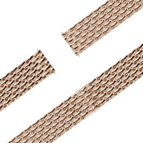 Bandz Garmin Approach J1 Stahlarmband 'Dragon' (Roségold)