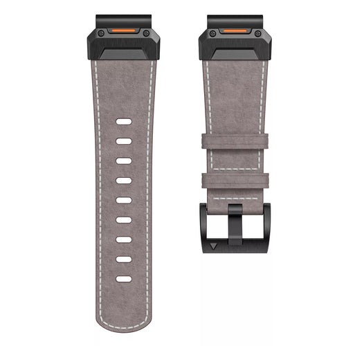 Garmin Epix Pro (Gen 2) 47mm Genuine Leather Strap (Grey)