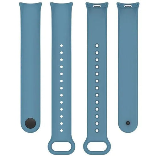 Silicone Strap, laid flat, separate parts, top and underside view