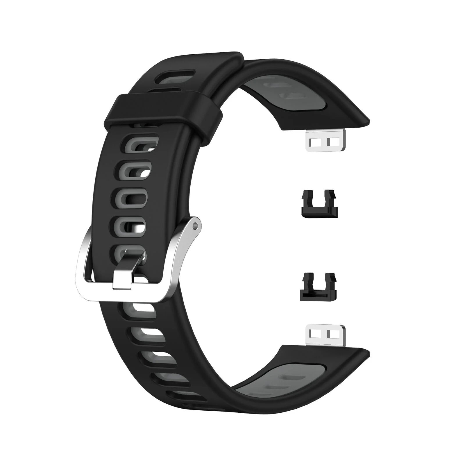 Huawei Watch Fit SE Schnalle Sport Amrband (Schwarz/Grau)