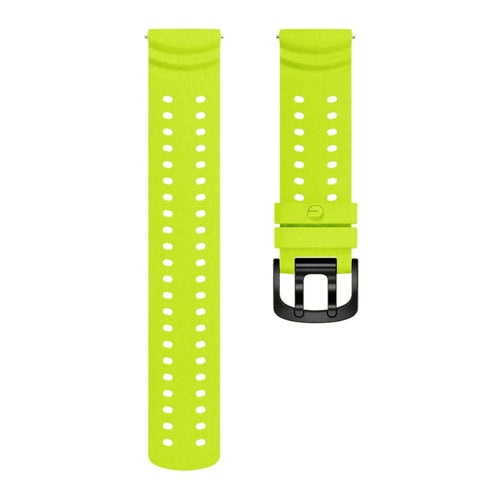 Polar Grit X Silicone Grain Strap (Lime)