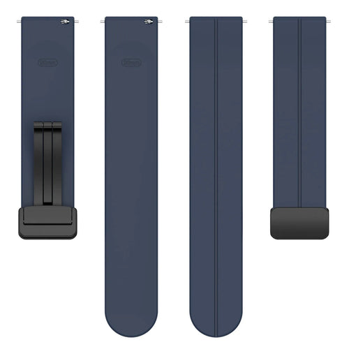 Coros Apex 42mm D-Buckle Silicone Strap (Dark Blue)