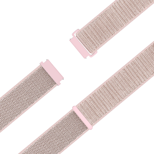 Bandz Garmin Venu 3s Nylon Loop Armband (Roségold)
