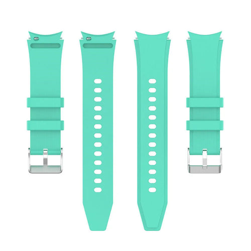 Silicone Strap 'Perfect Fit', laid flat, separate parts, top and underside view