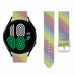 Samsung Galaxy Watch 5 Pro Glitzer-Lederarmband (Regenbogen)