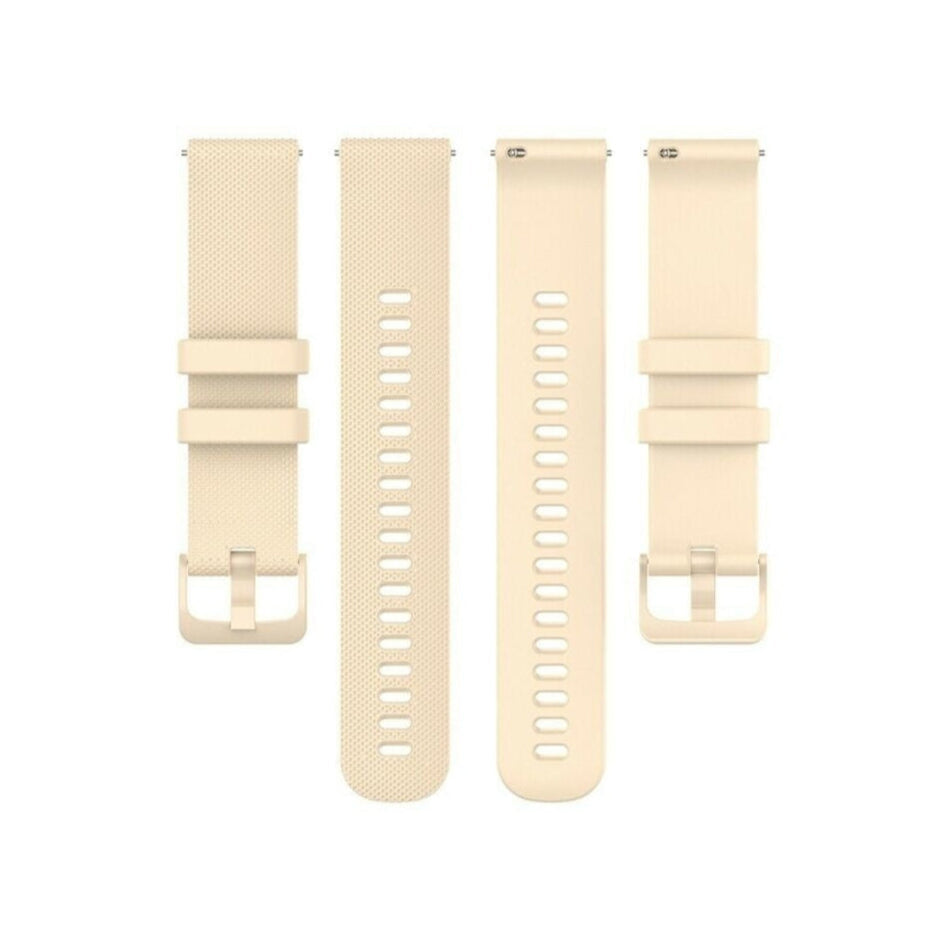 Samsung Galaxy Watch 4 40mm Premium Silicone Strap (Beige)