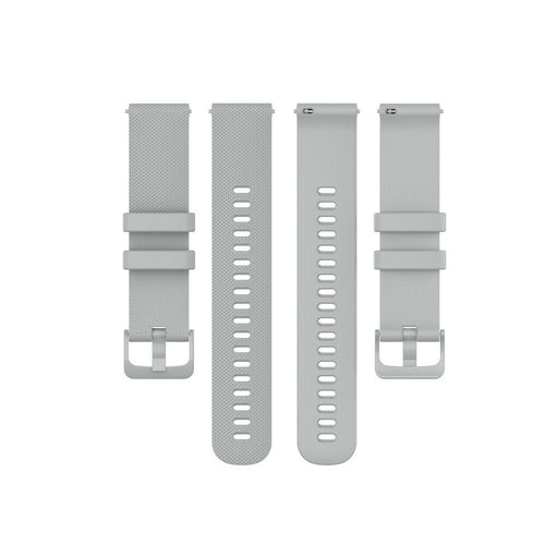 Watch Strap Premium Silicone 22mm - Quick Release (Grey)