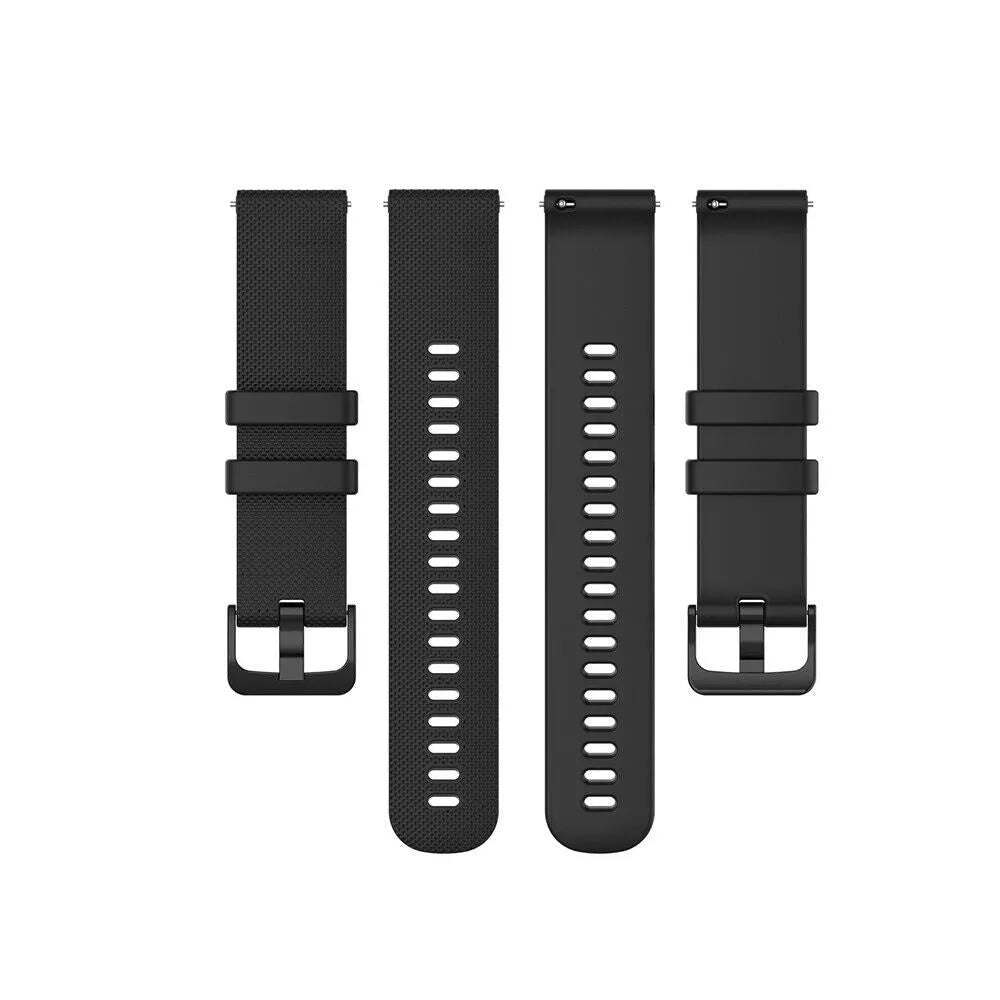 Coros Pace 3 Premium Silikonarmband (Schwarz)
