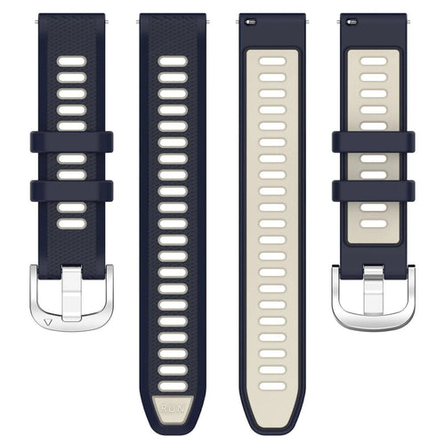 Coros Apex 4 - 42mm Sportarmband mit Schnalle (Dunkel Blau/Beige)