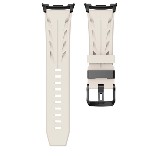 Samsung Galaxy Watch 8 - 44mm Race Silicone Strap (Starlight)