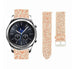 Samsung Gear S3 Lederarmband mit Glitzer (Roségold)