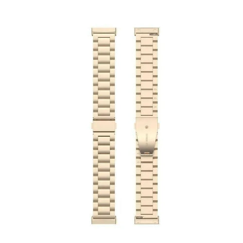 Steel Strap, laid flat, separate parts, top and underside view