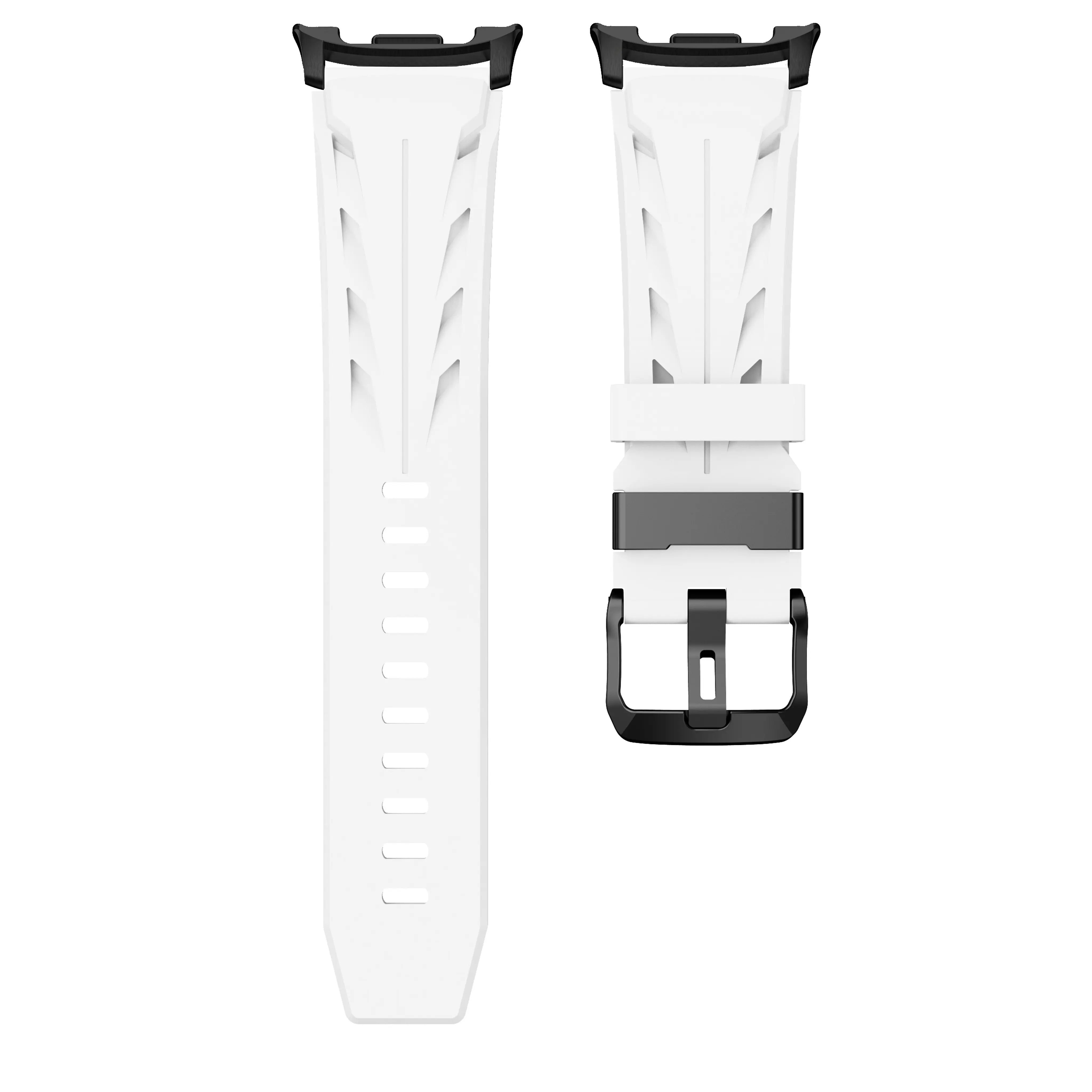 Samsung Galaxy Watch 8 - 44mm Race Silicone Strap (White)