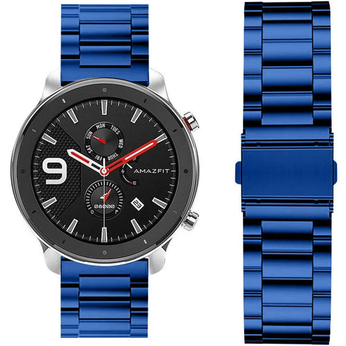 Steel Strap, laid flat, separate parts, top and underside view