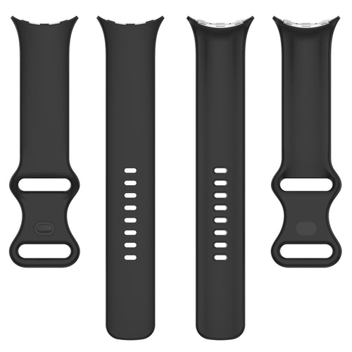Google Pixel Watch 4 - 41mm Klassisches Silikonarmband (Schwarz)