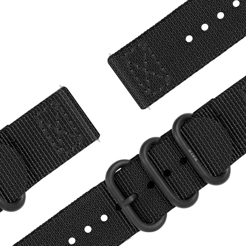 BALR Fossil Gen 5 Nylonarmband mit Schnalle (Schwarz)