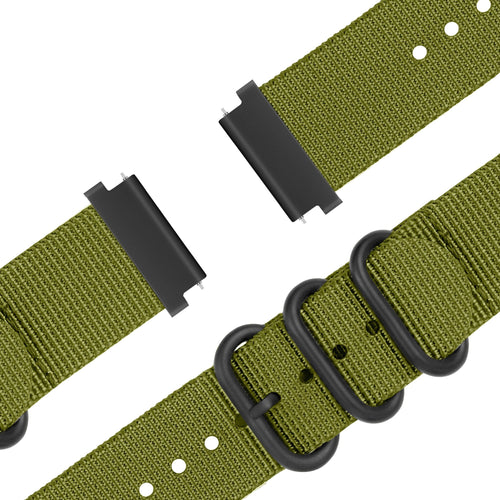 Bandz Huawei Watch GT 7 Pro Buckled Nylon Strap (Green)