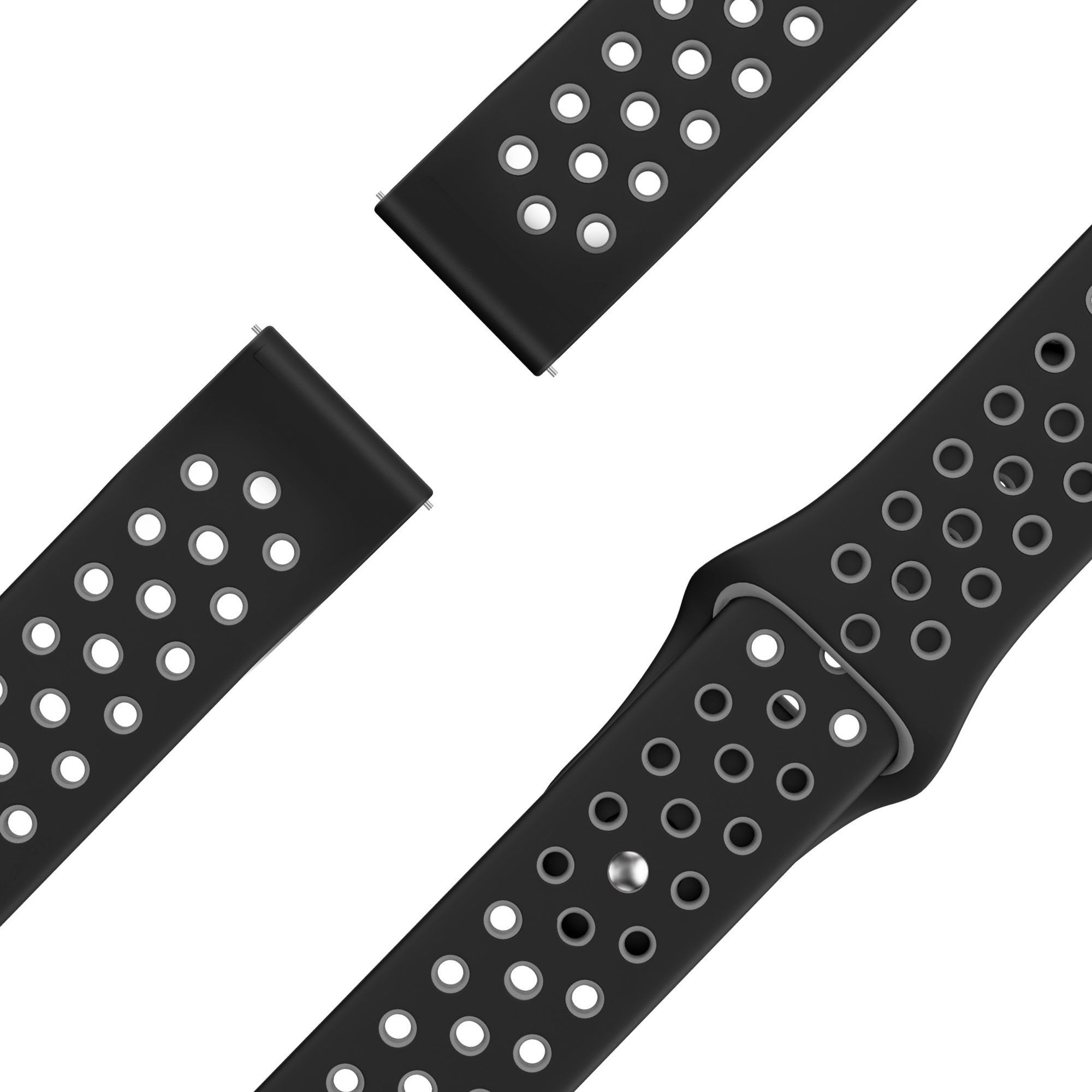 Bandz CMF Watch Pro 2 Sport Strap 'Deluxe' (Black/Grey)