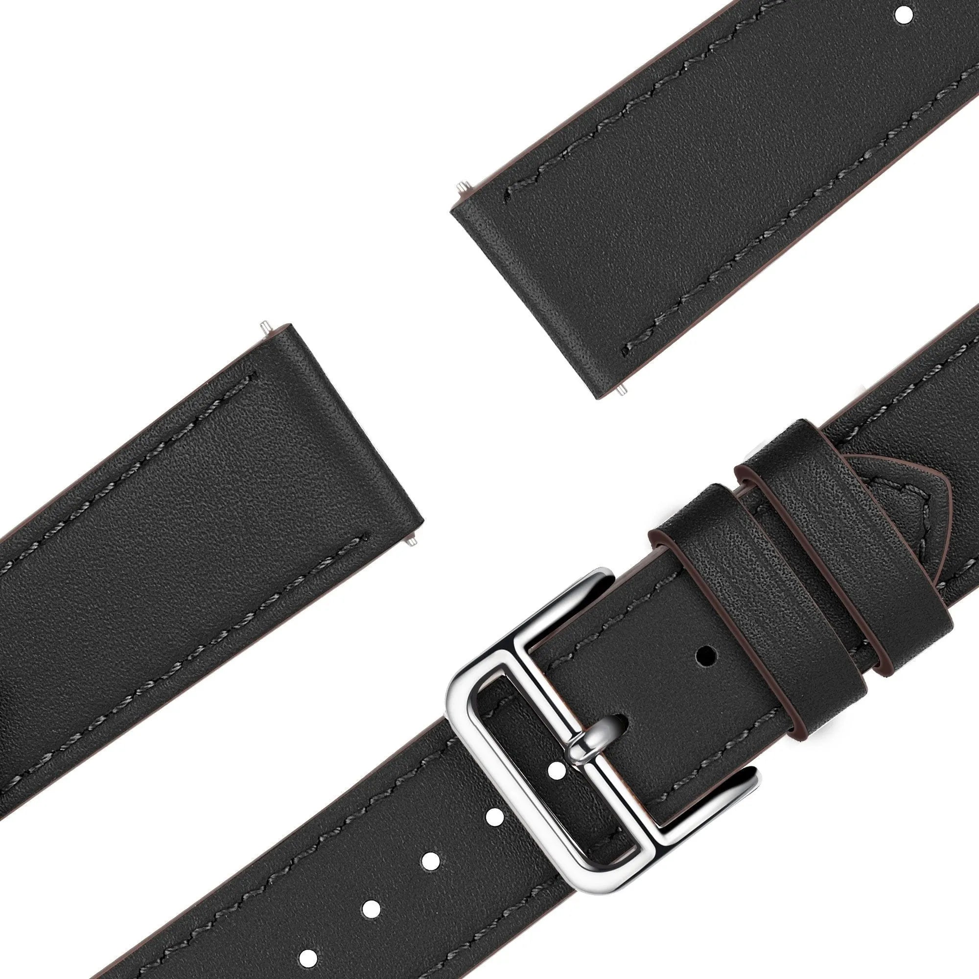 Bandz Coros Apex 2 Lederarmband 'Deluxe' (Schwarz)