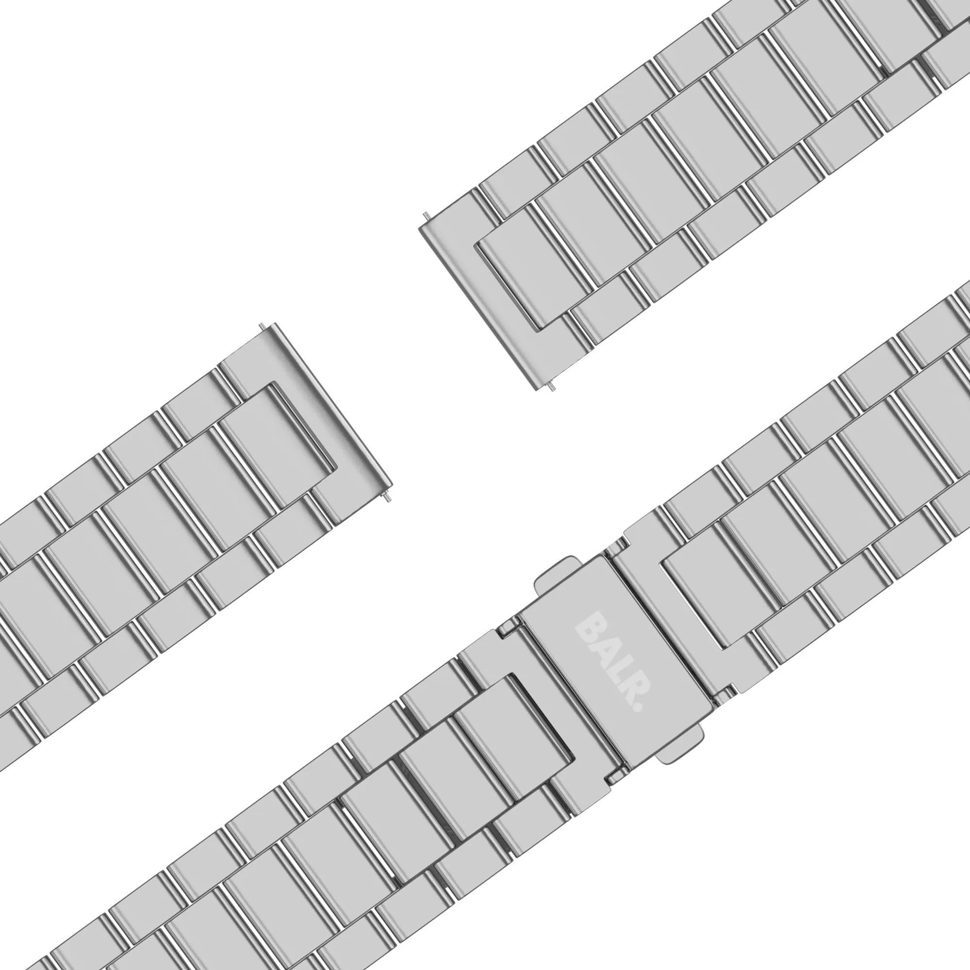 BALR Polar Ignite 3 Steel Link Strap (Silver)