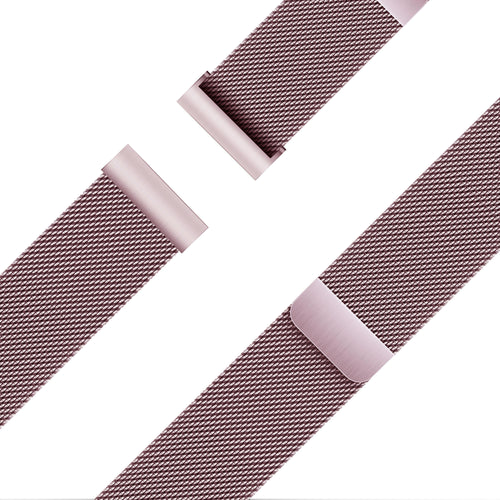 Bandz Garmin Forerunner 70 Milanese Loop Armband (Rosa)