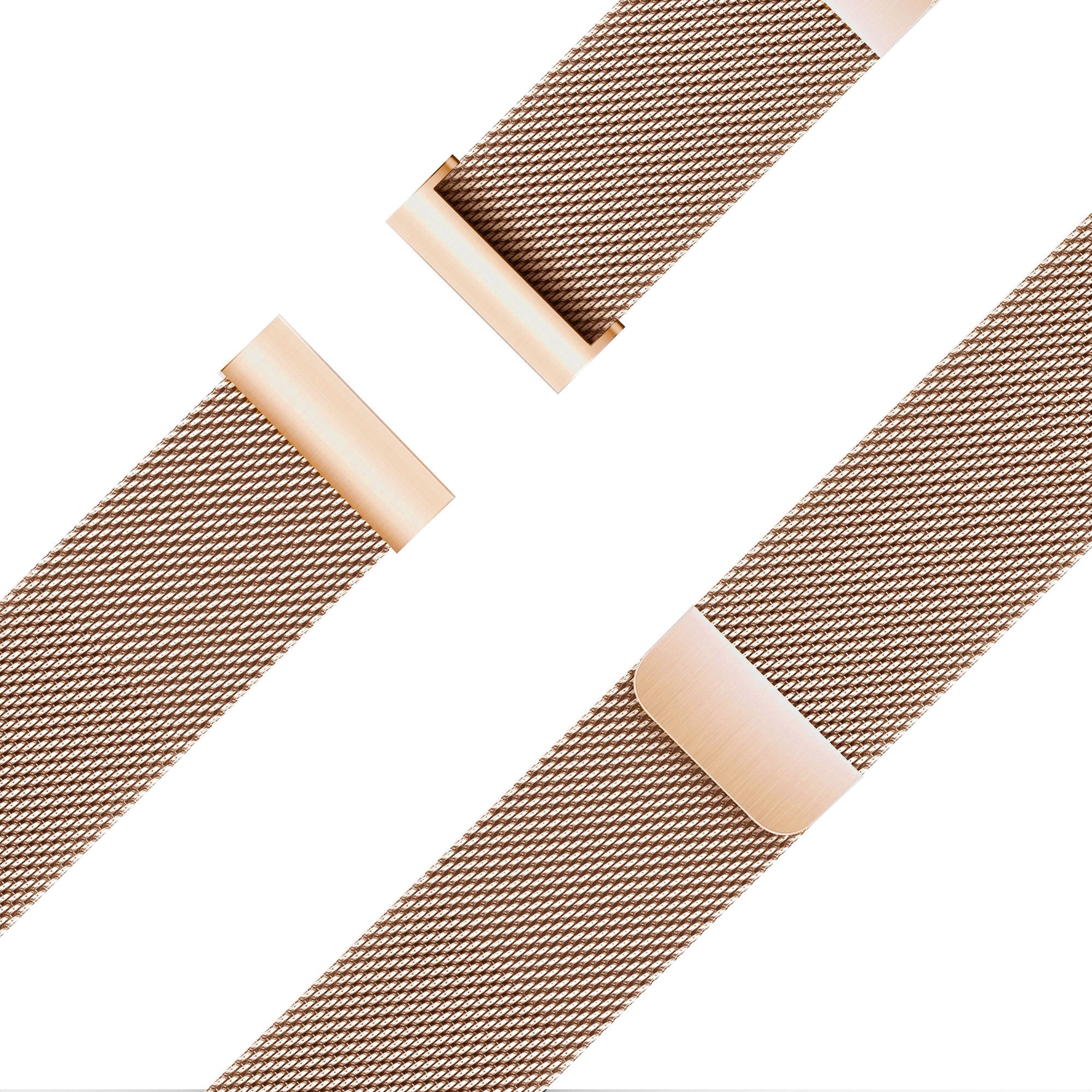 Bandz Garmin Vivomove 3s Milanese Loop Strap (Rose Gold)