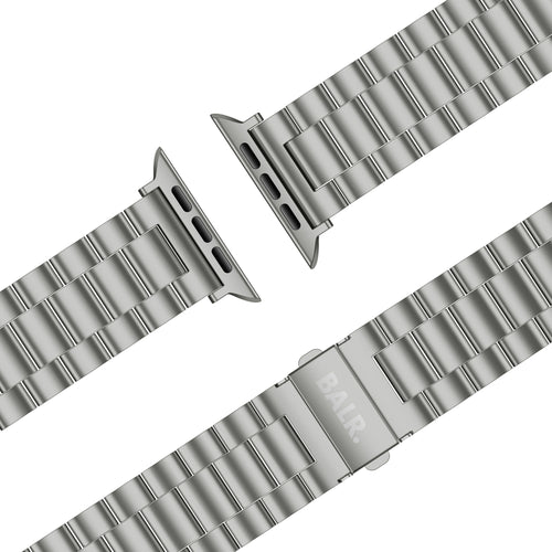 Titanium Strap, laid flat, joined, 45° top view