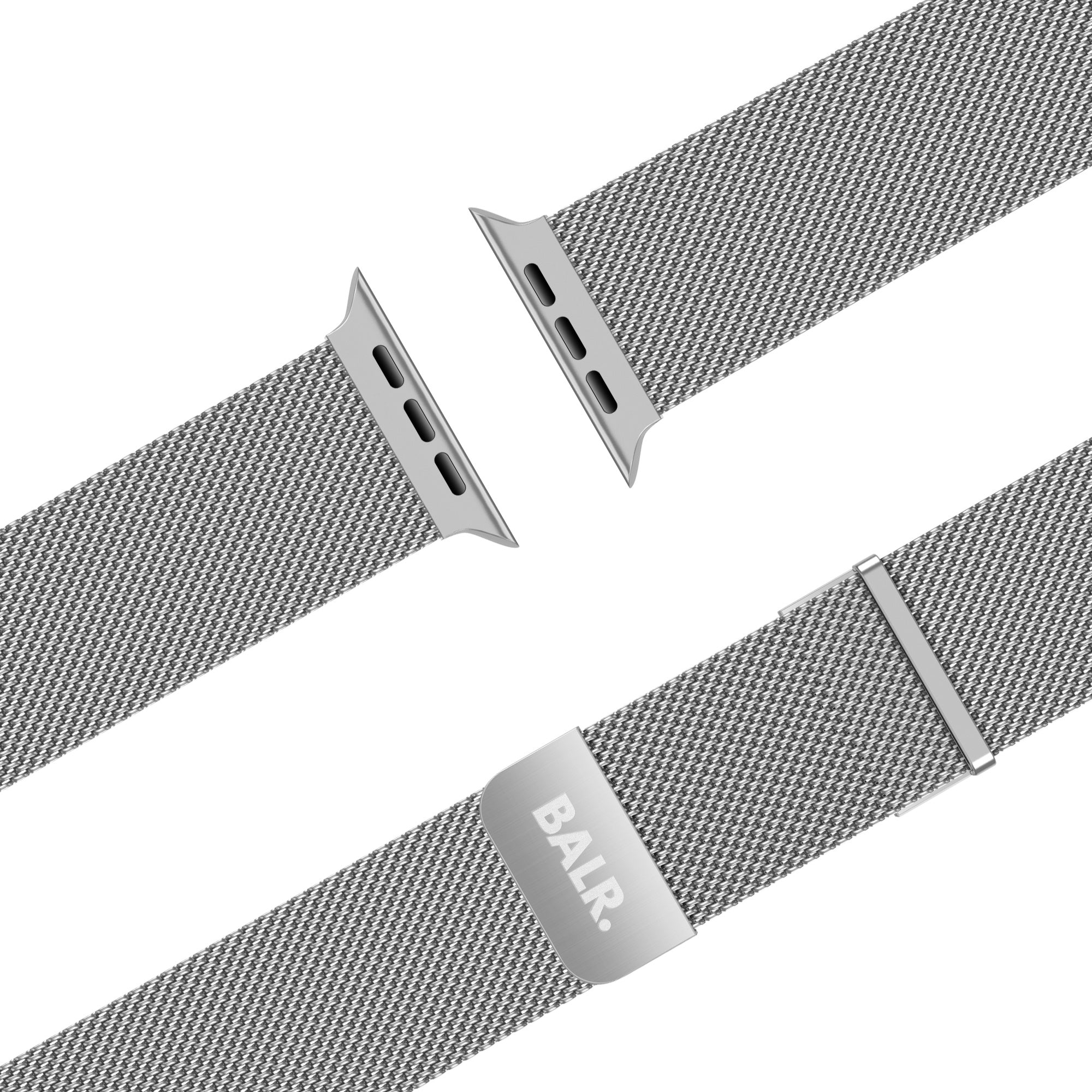 BALR Apple Watch Ultra Milanese Armband (Silber)