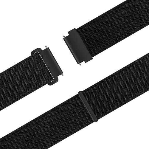 Bandz Actyve Smartwatch 20mm Nylon Strap 'Easy Fit' (Black)