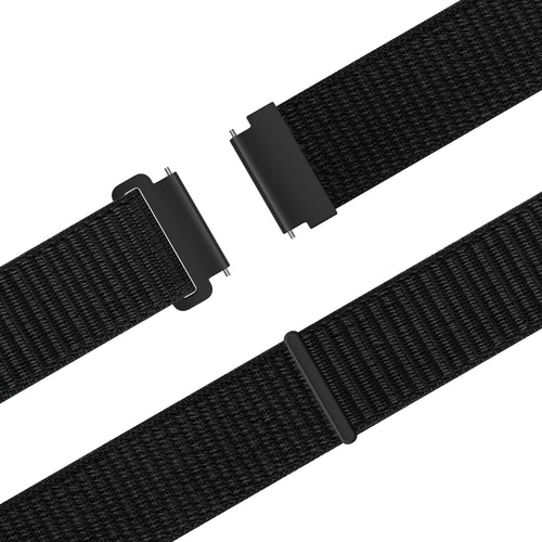 Bandz Huawei Watch GT 2 42mm Nylon Strap 'Easy Fit' (Black)