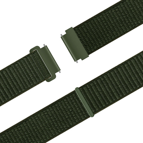 Bandz Huawei Watch GT 5 - 46mm Nylonarmband 'Easy Fit' (Grün)