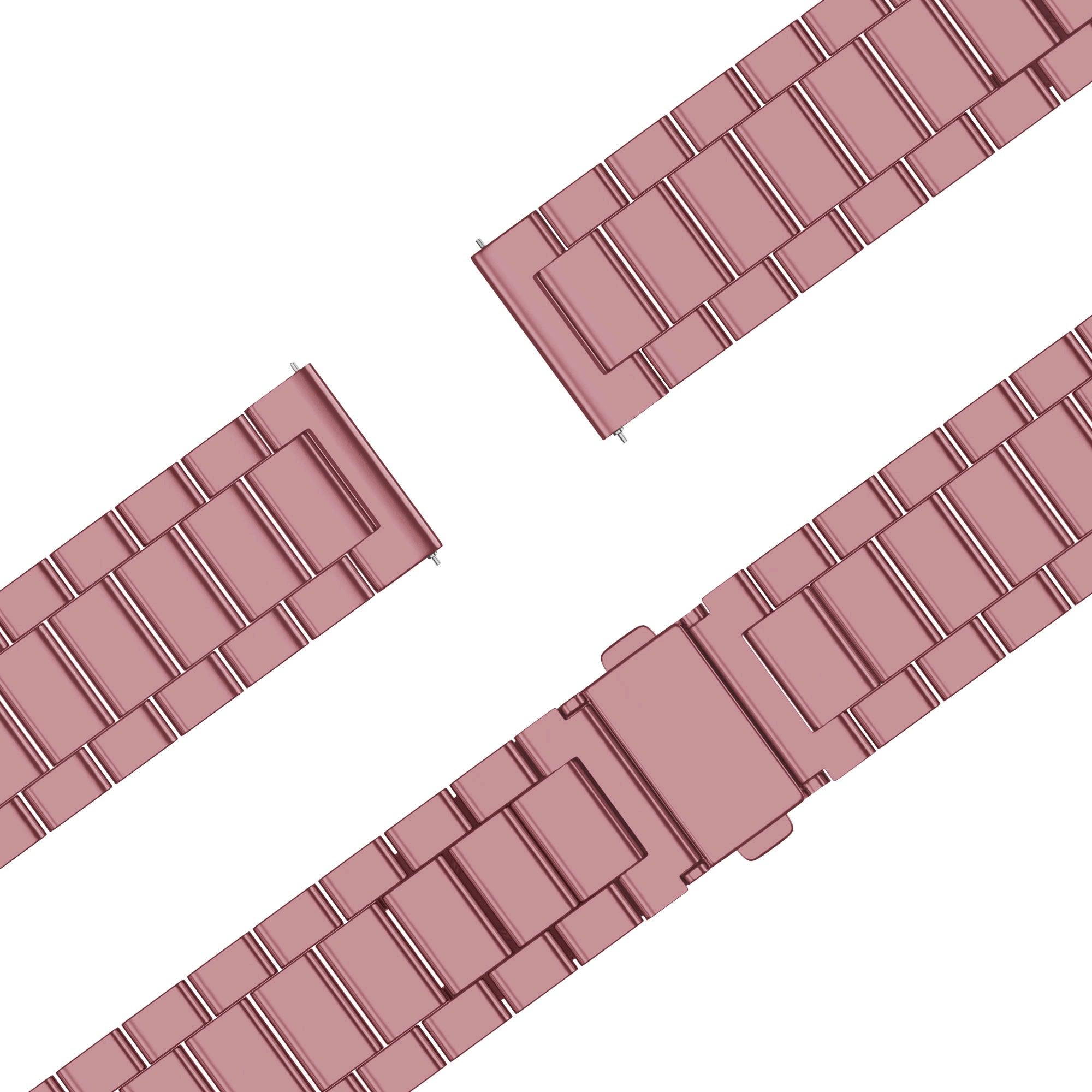 Bandz Garmin Venu 3s Stahlarmband 'Classic' (Rosa)