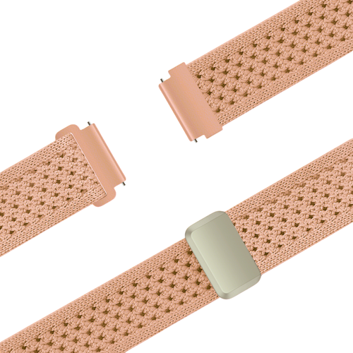 Bandz Withings ScanWatch Light Vintage Nylonarmband (Antikrosa)