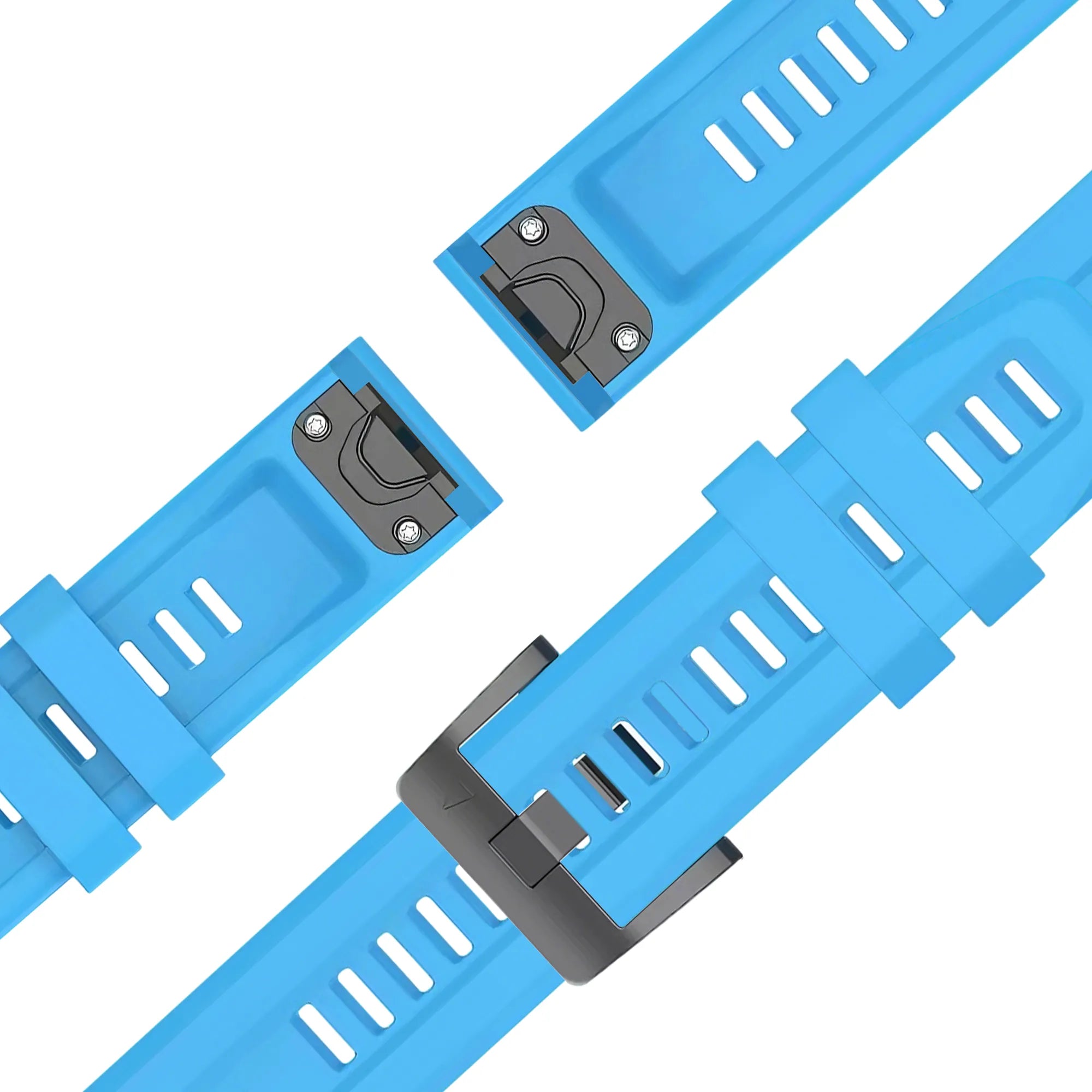 Bandz Garmin Approach S70 - 47mm Silikonarmband 'Classic' (Sky Blue)