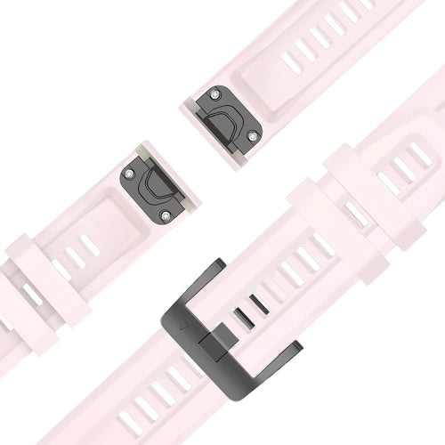 Bandz Garmin Descent Mk2S Silikonarmband 'Classic' (Hell Rosa)
