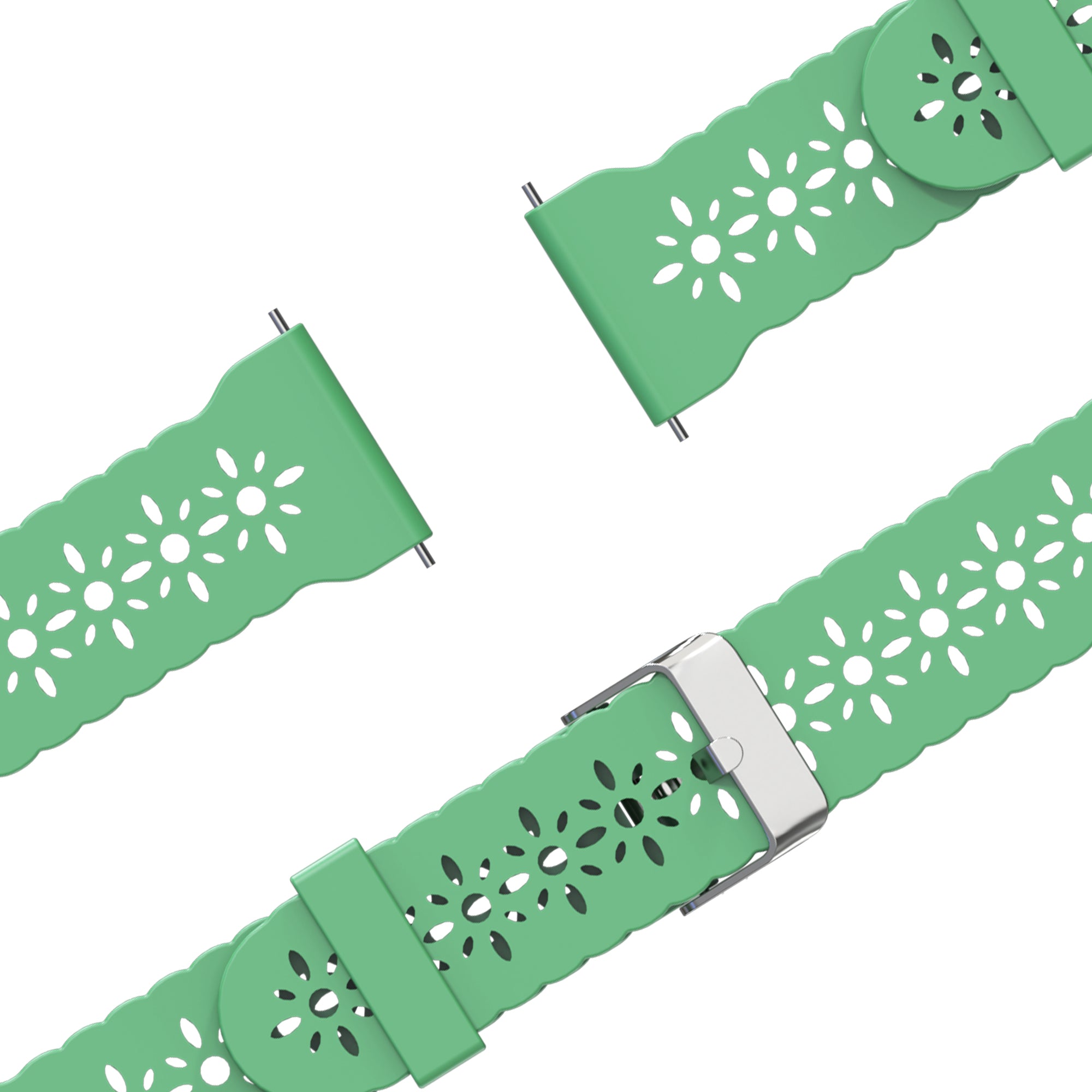 Bandz Garmin D2 Air X10 Silikonarmband 'Lace' (Hellgrün)