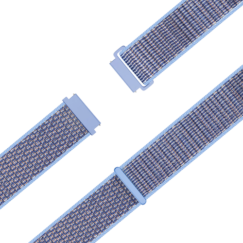 Bandz Garmin Forerunner 70 Nylon Loop Armband (Azurblau)