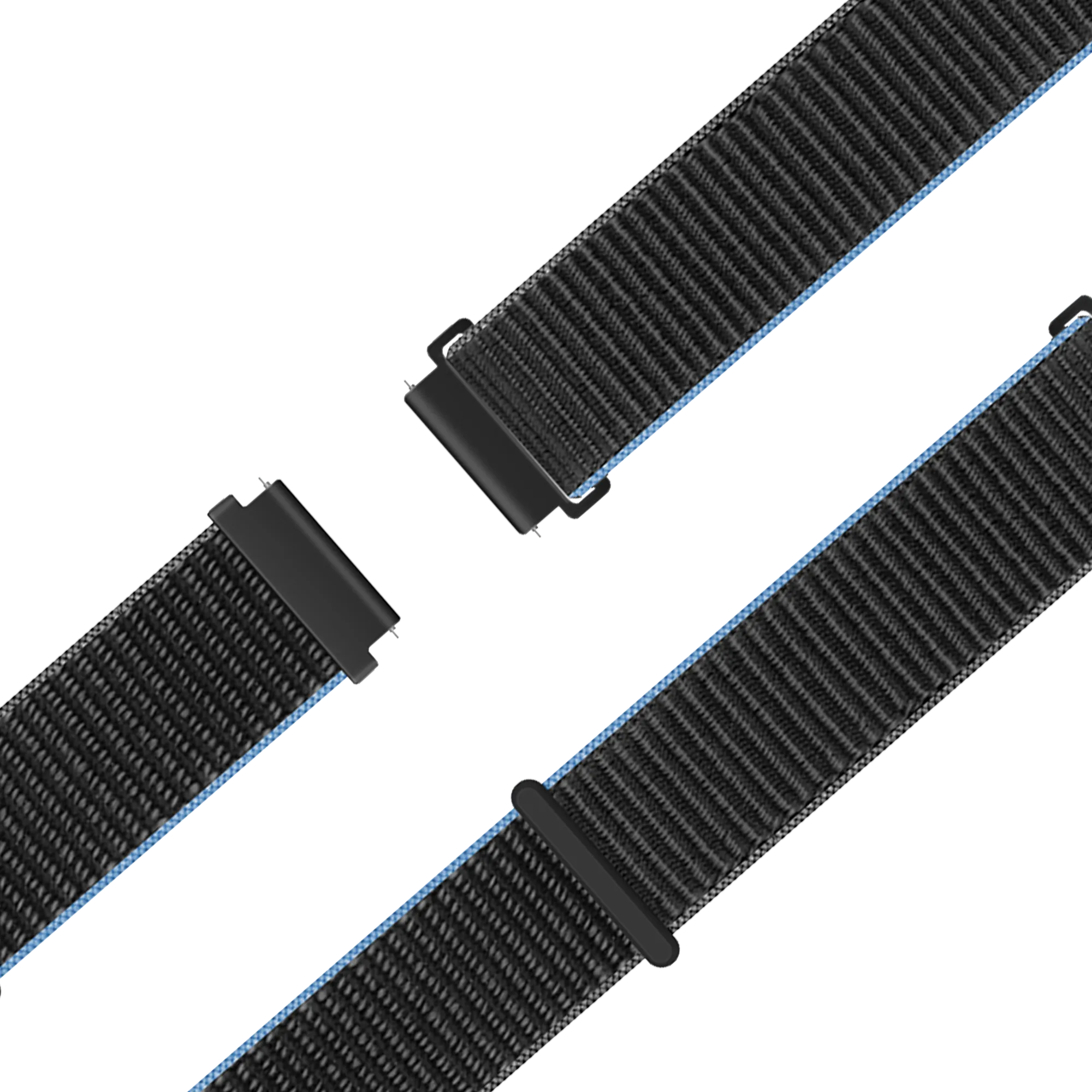 Bandz Garmin Forerunner 255 Nylon Loop Armband (Anthrazit)