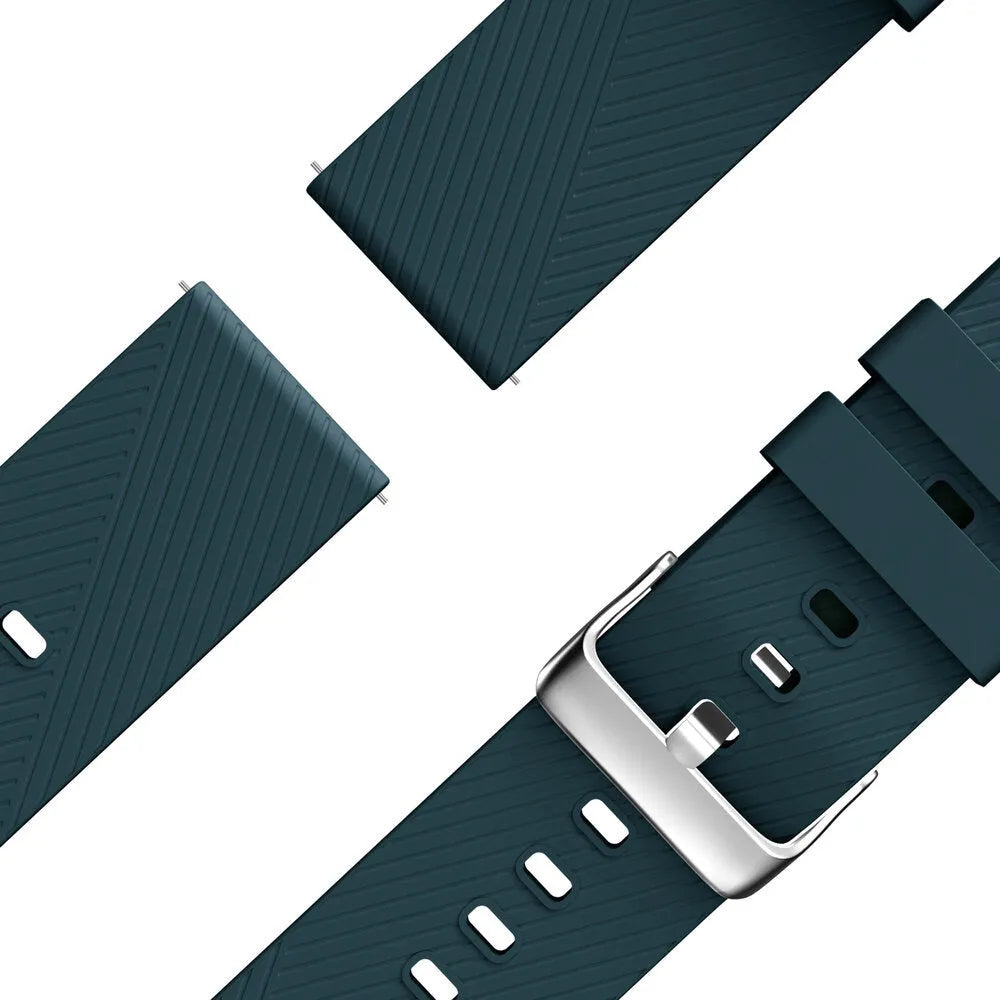 Bandz ICE Smart 2.0 Square 1.70 Silicone Strap 'Deluxe' (Dark Green)