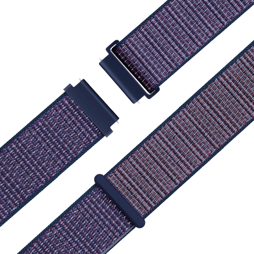 Bandz Garmin D2 Air X15 Nylon Loop Armband (Indigo Blau)