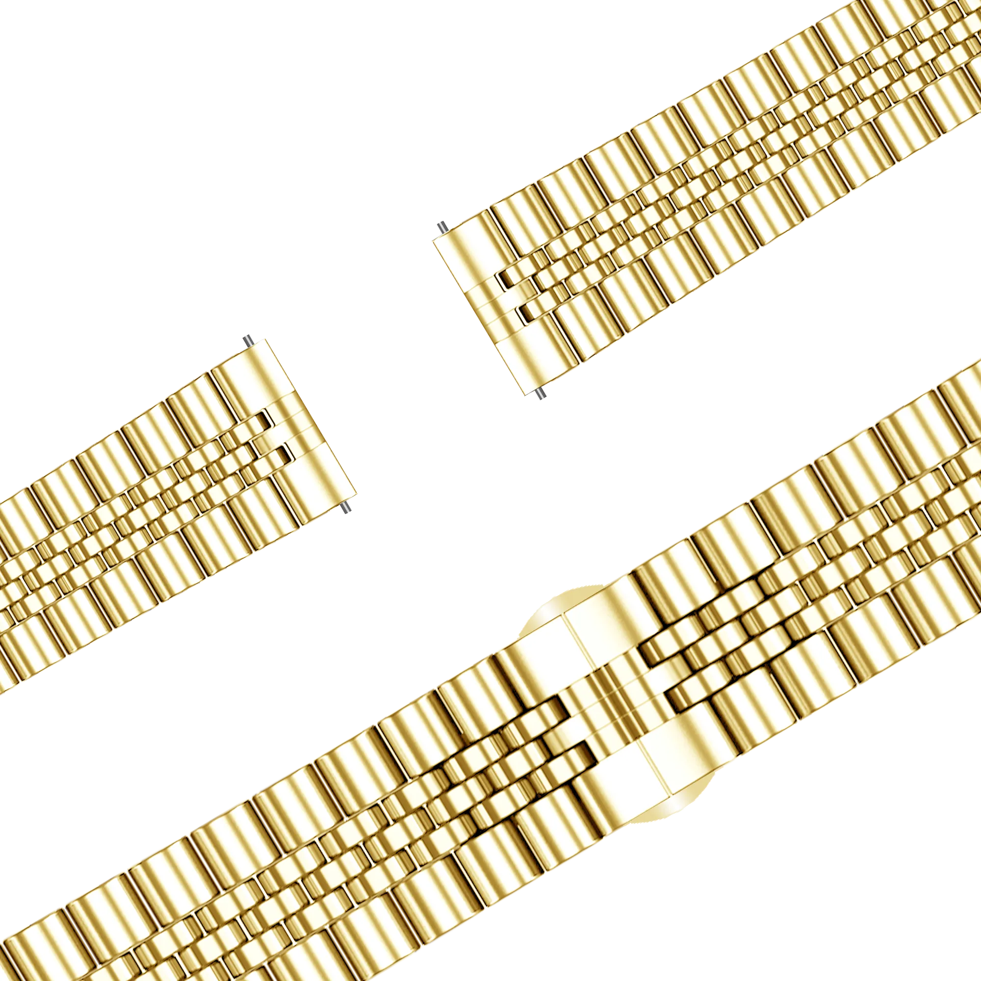 Bandz Garmin Forerunner 265s Stahlarmband 'Jubilee' (Gold)