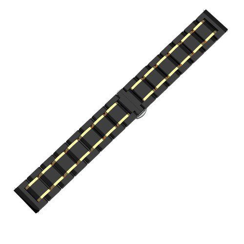 Oppo Watch X2 Mini Keramik Gliederarmband (Schwarz/Gold)