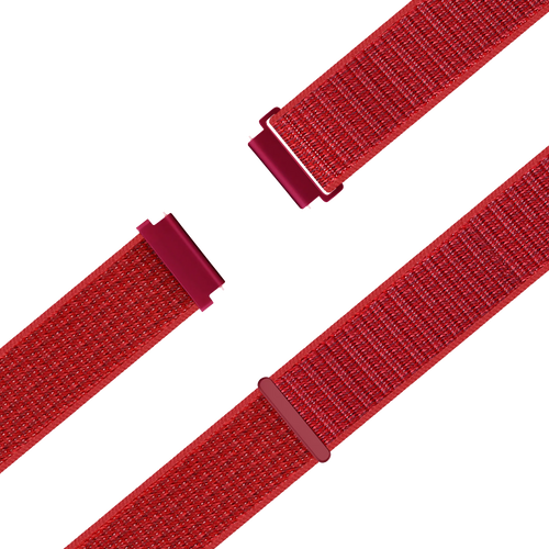 Bandz Garmin Forerunner 70 Nylon Loop Armband (Rot)