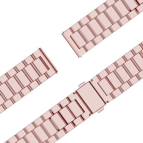 Bandz Garmin Forerunner 70 Stahlarmband 'Classic' (Rosa)