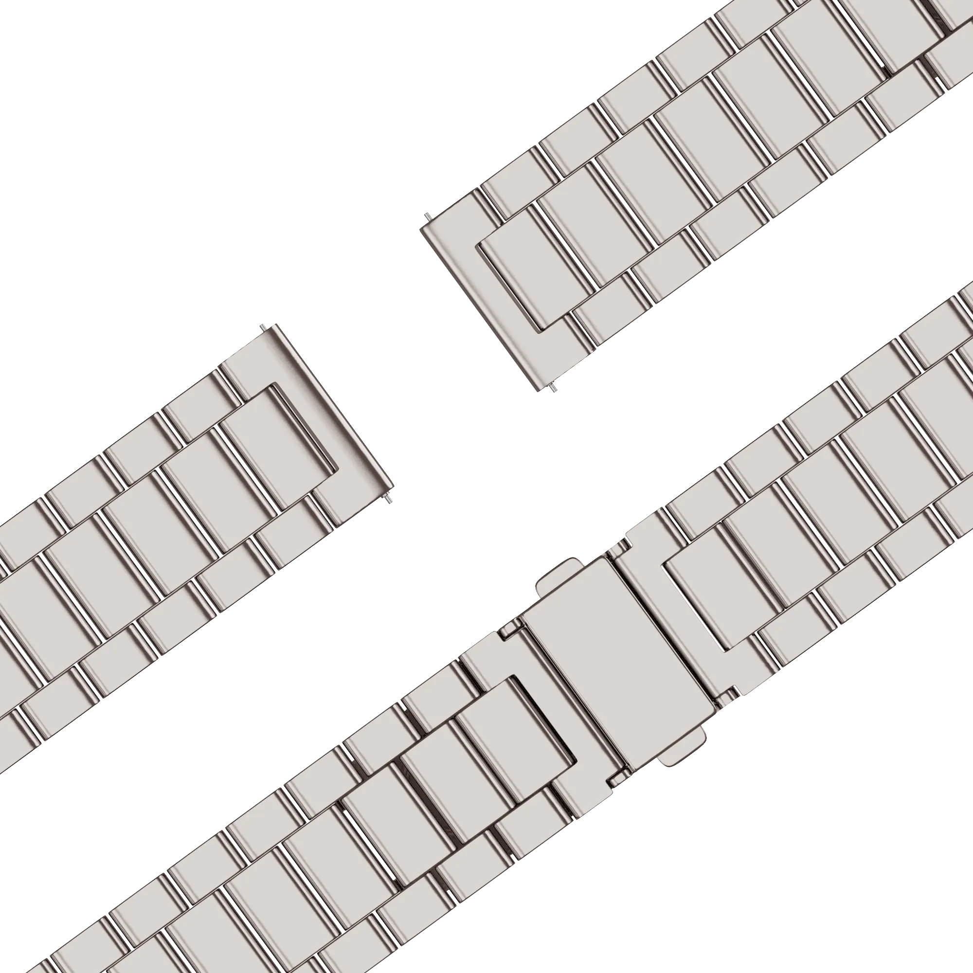 Bandz Garmin Forerunner 70 Steel Strap 'Classic' (Starlight)