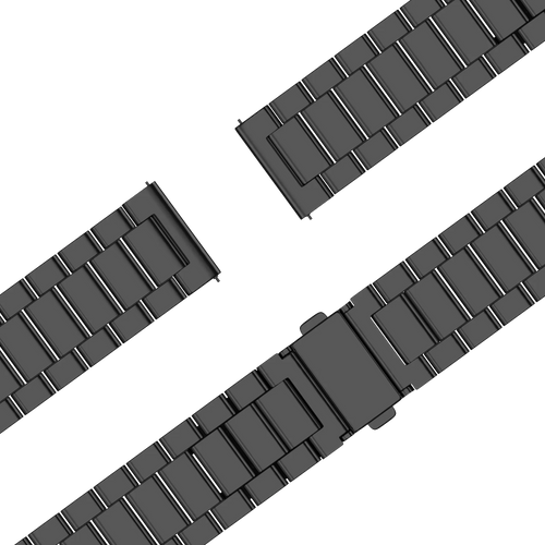Bandz Garmin Forerunner 70 Stahlarmband 'Classic' (Schwarz)