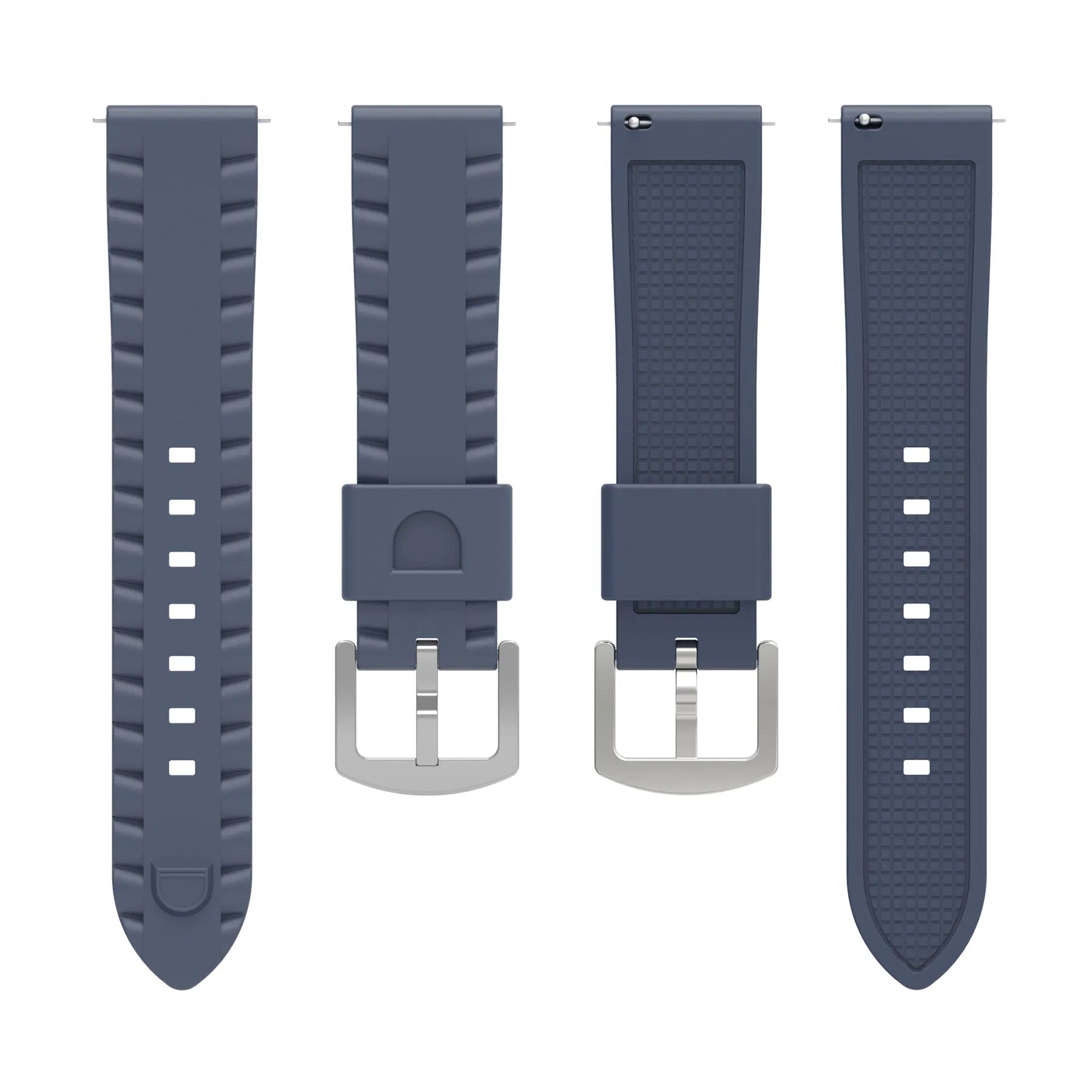 Coros Apex 4 - 46mm Wave Silikonarmband (Grau)