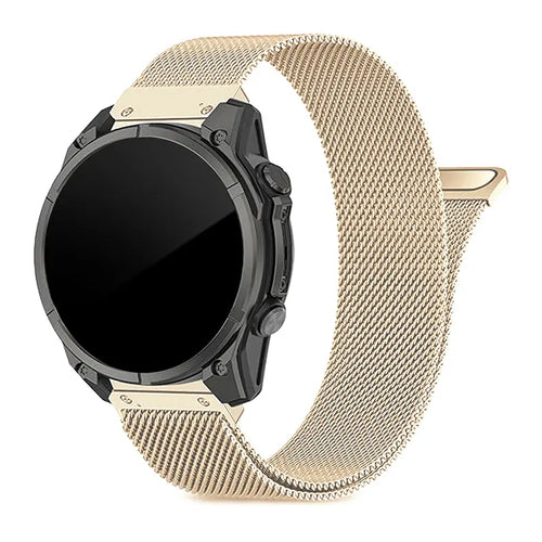 Garmin Instinct E - 40mm Premium Milanese Strap (Champagne)